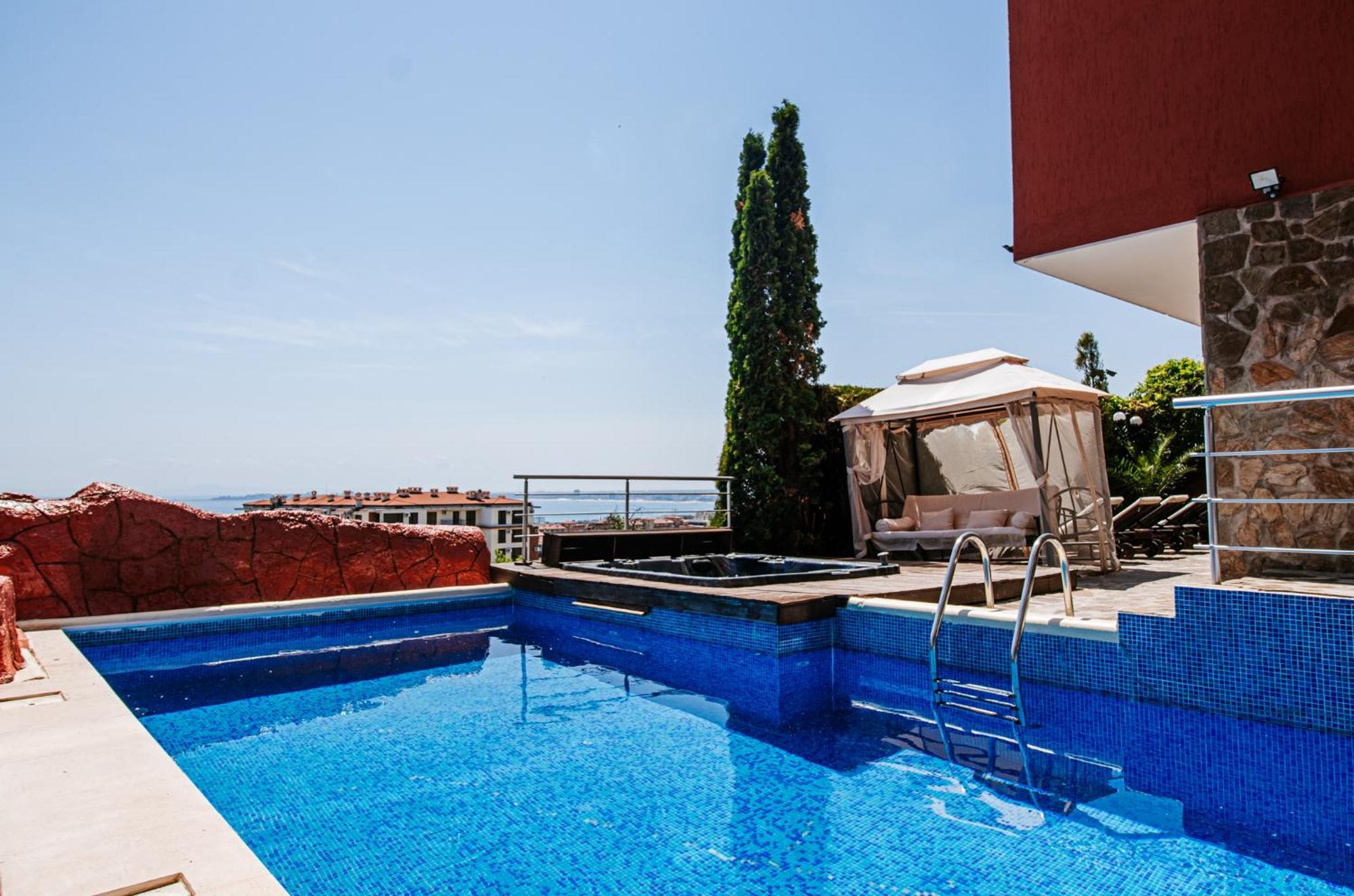 Red Iguana Hotel Sveti Vlas Exterior foto